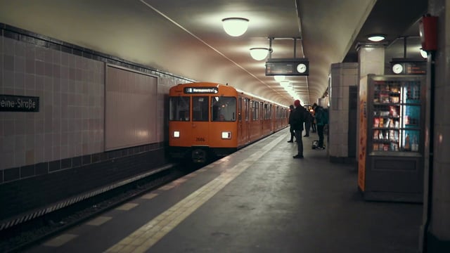 Berlin underground train - Free Stock Video Footage | Coverr